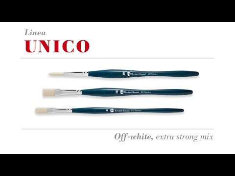 Borciani E Bonazzi SERIES 830 UNICO ROUND BRUSH WITH OFF-WHITE SYNTHET ...